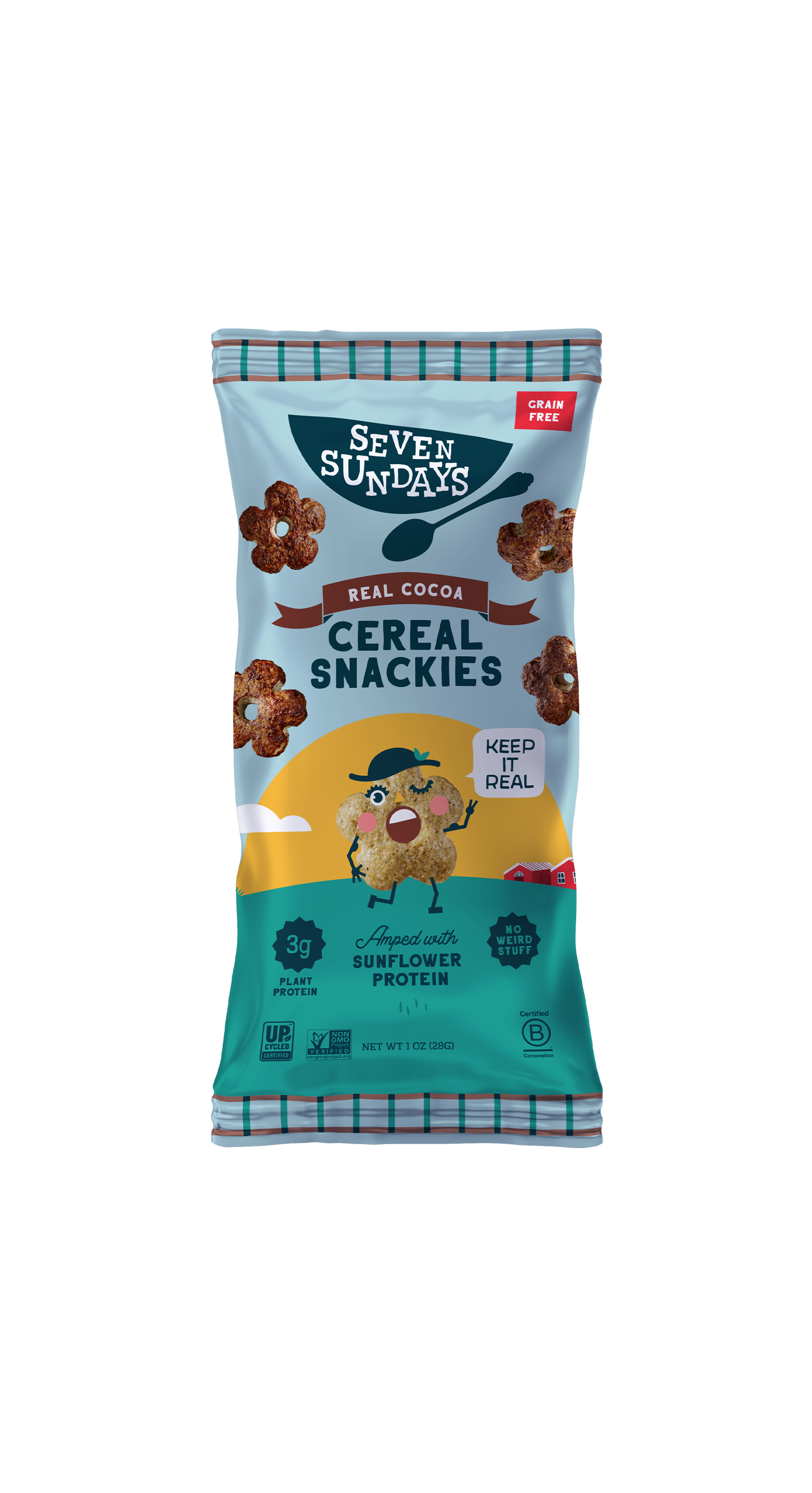 Real Cocoa Sunflower Cereal Snackies