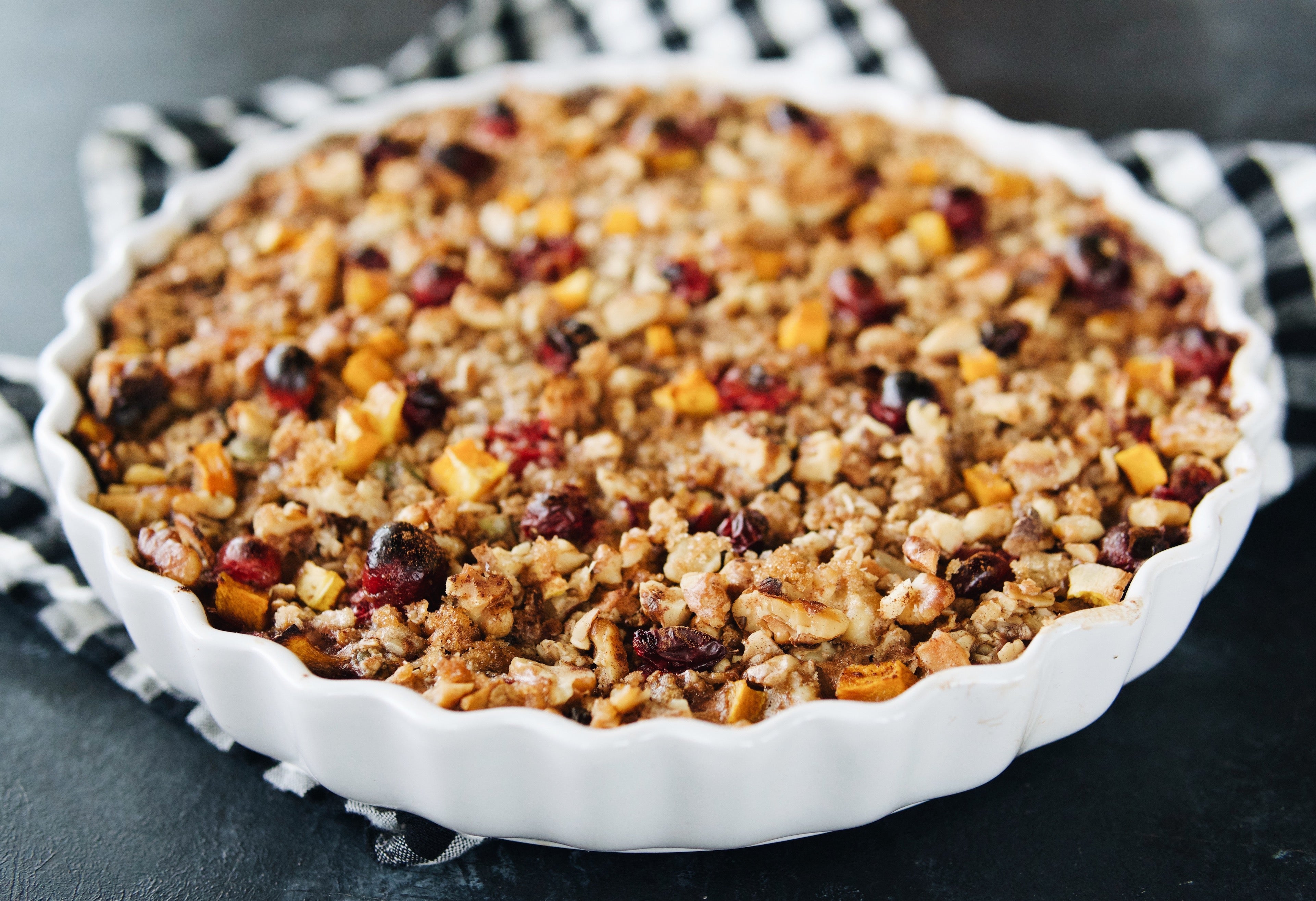 Recipe: Squash + Cranberry Baked Muesli