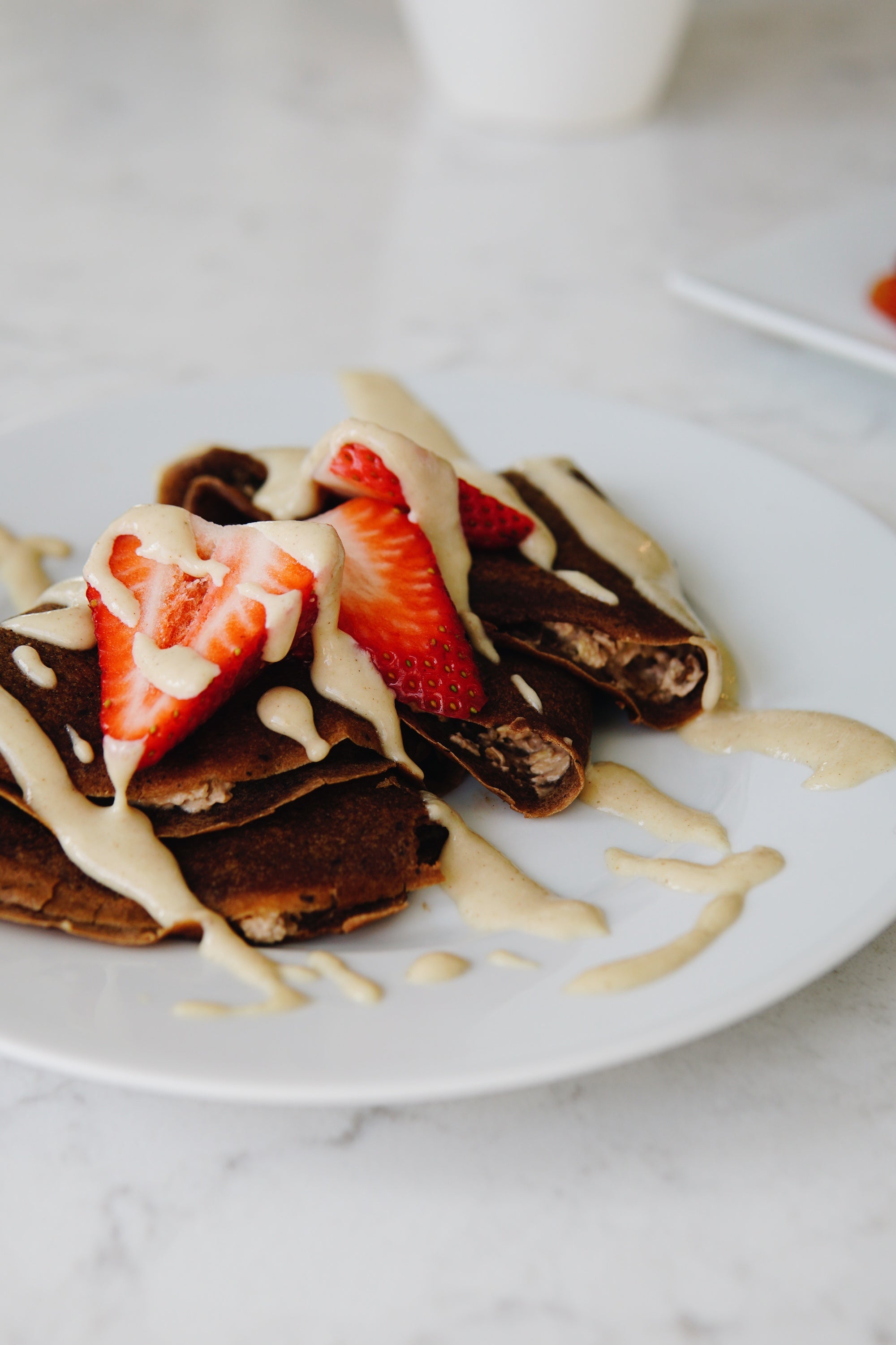 Dark Chocolate Buckwheat Crepes