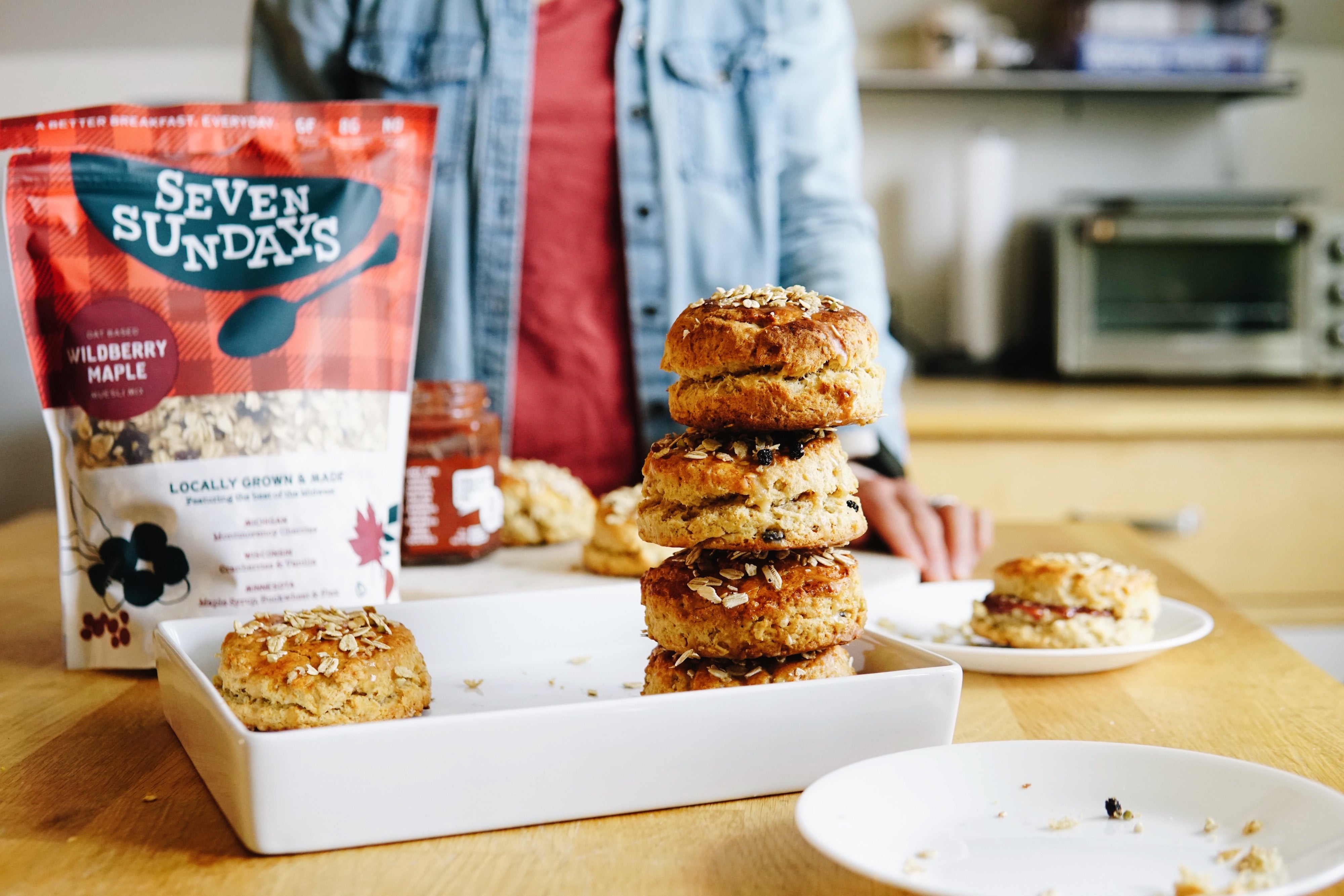 Wildberry Maple Scones