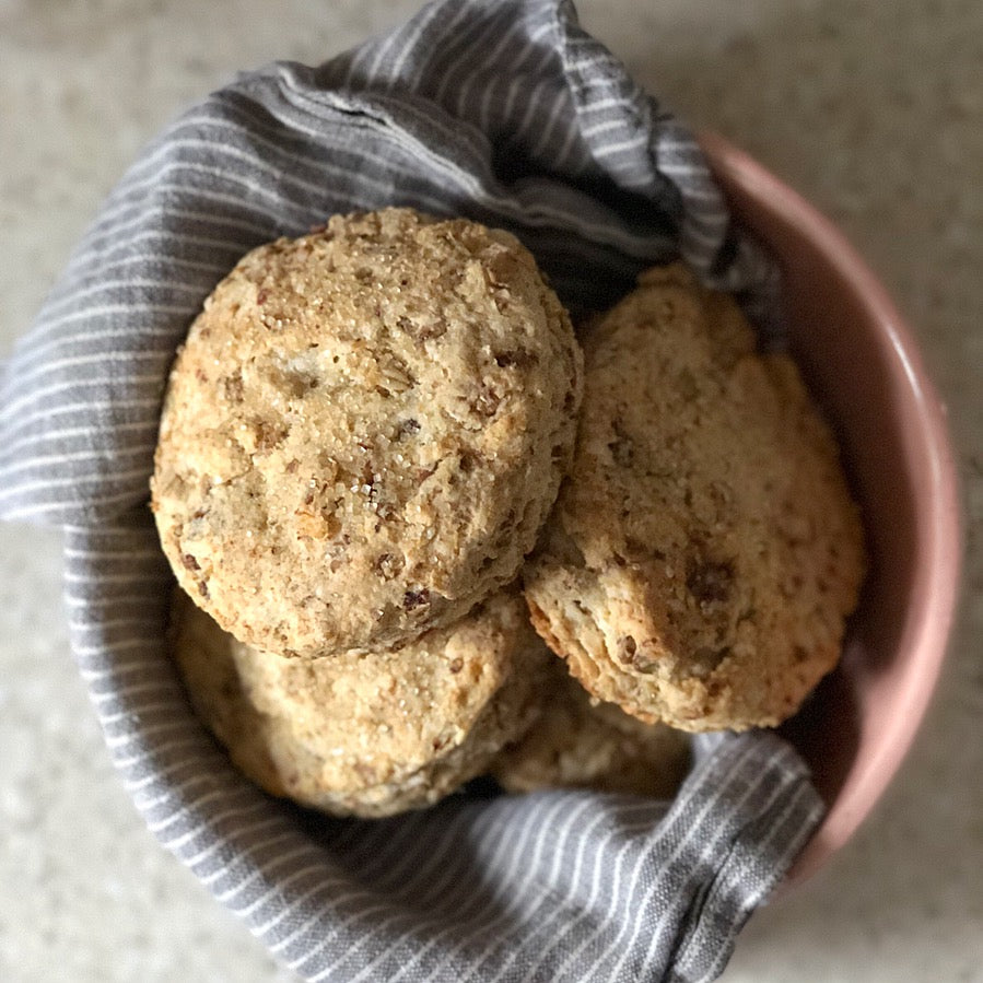 Almond Date Muesli Scones