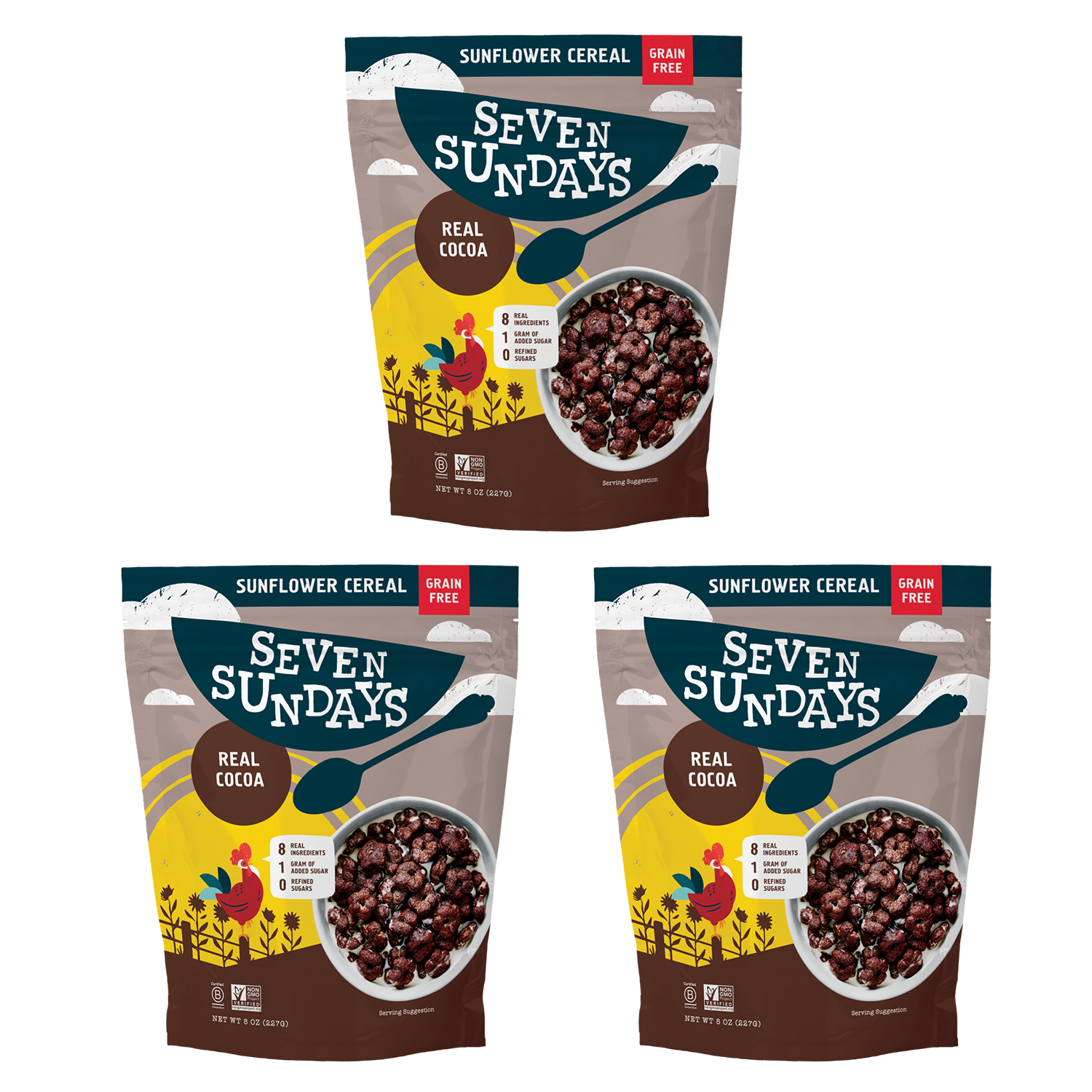 Real Cocoa Sunflower Cereal