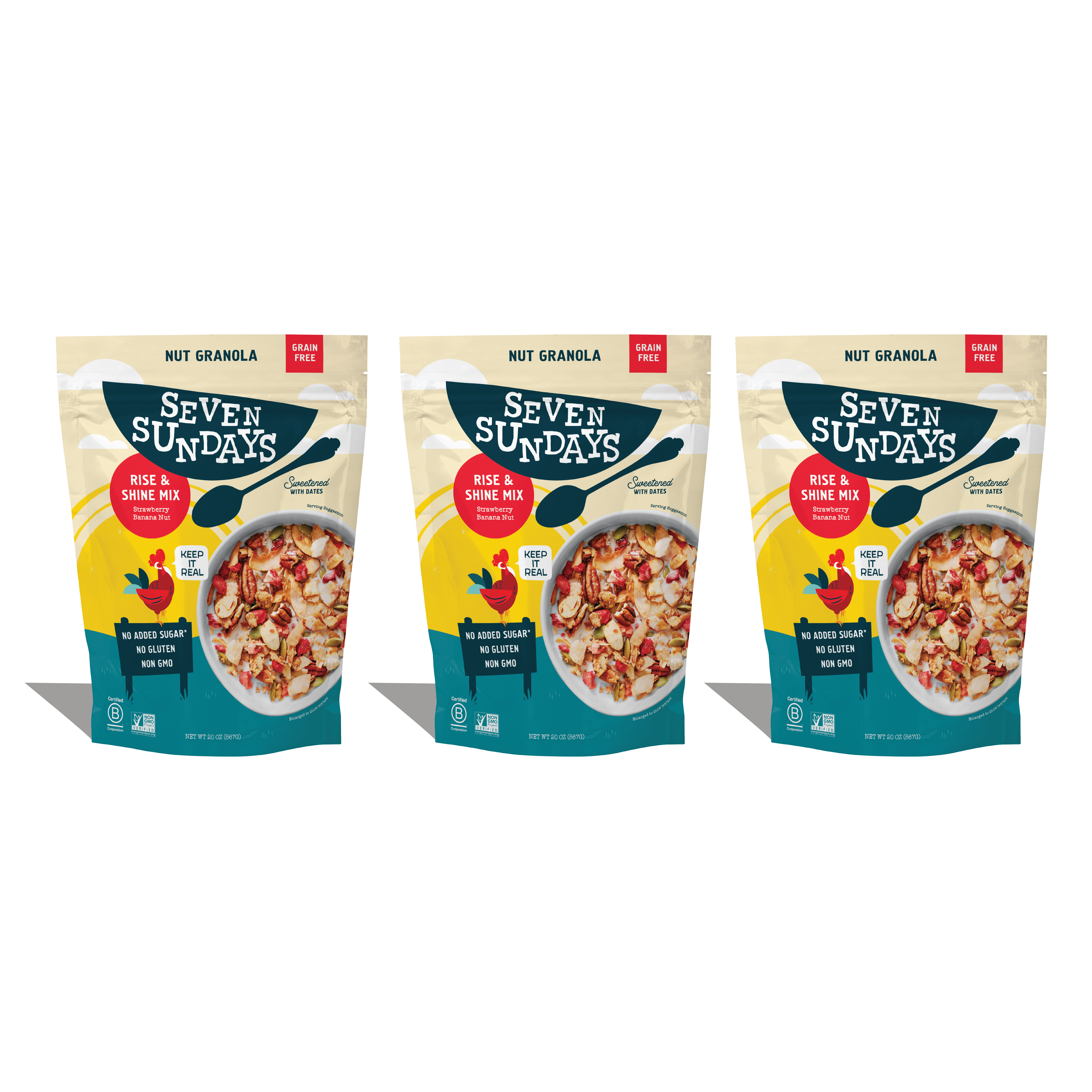 Rise &amp; Shine Nut Granola Eco Pack, 20oz