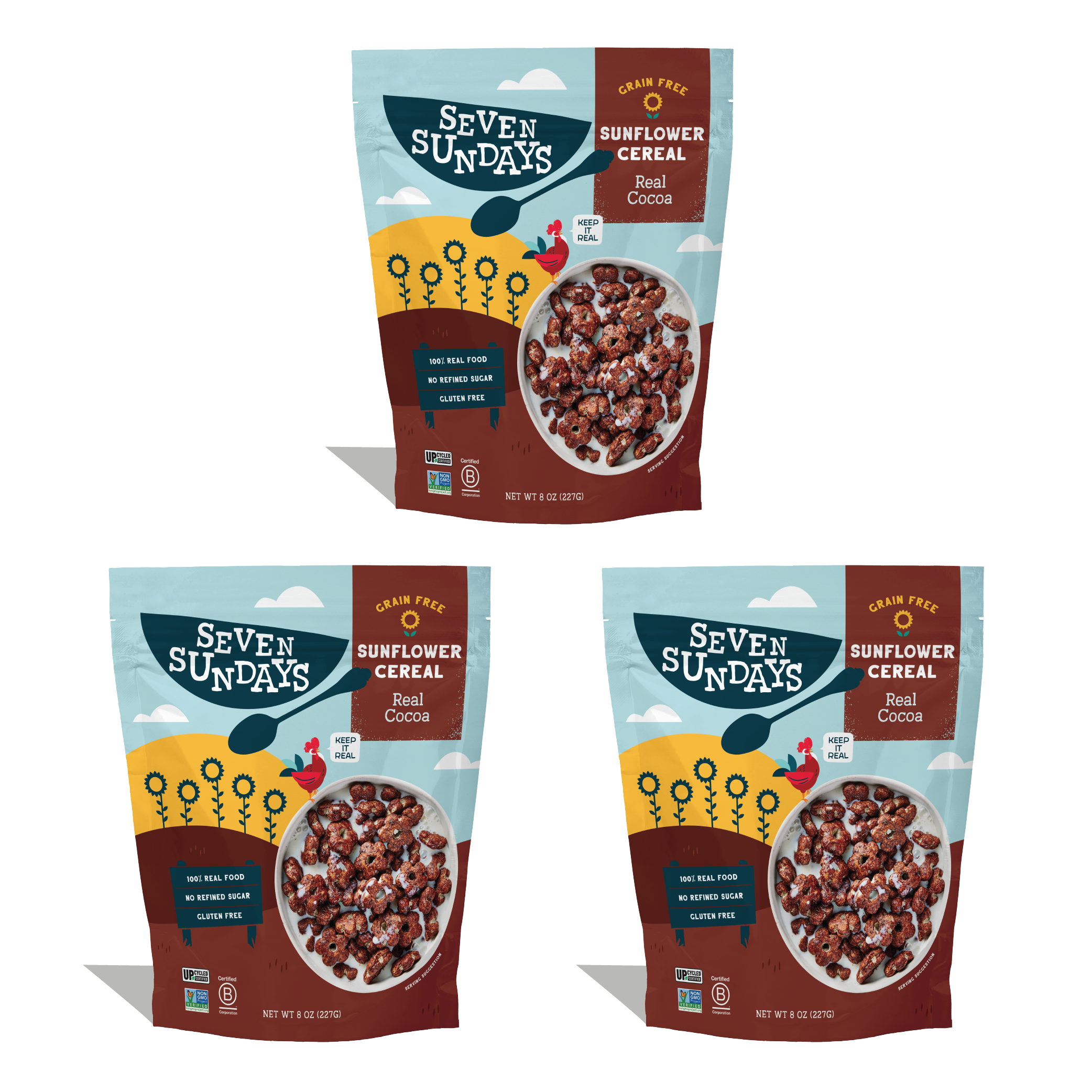 Real Cocoa Sunflower Cereal