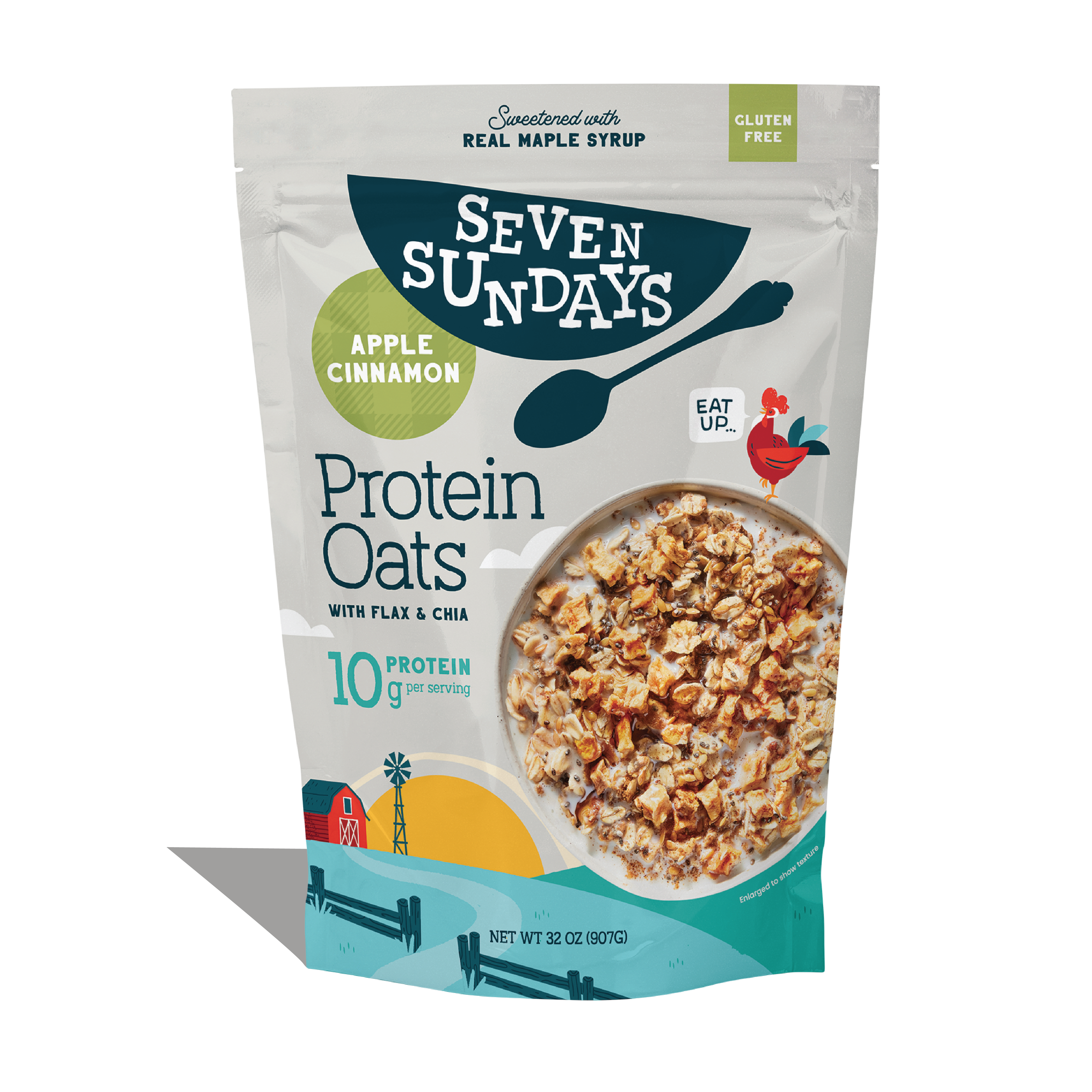 Apple Cinnamon Protein Oats, 32oz