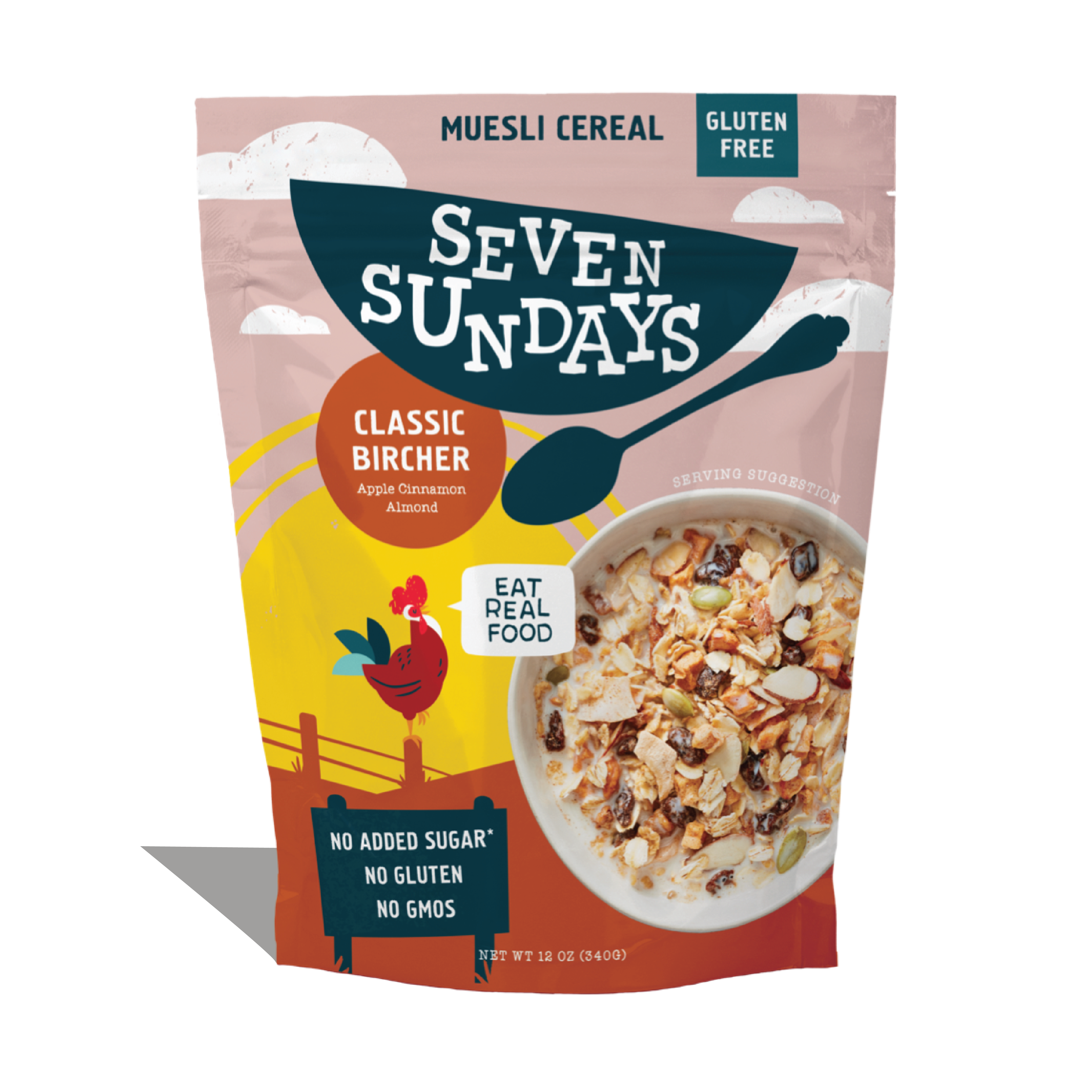 Classic Bircher Apple Cinnamon Muesli, 12oz