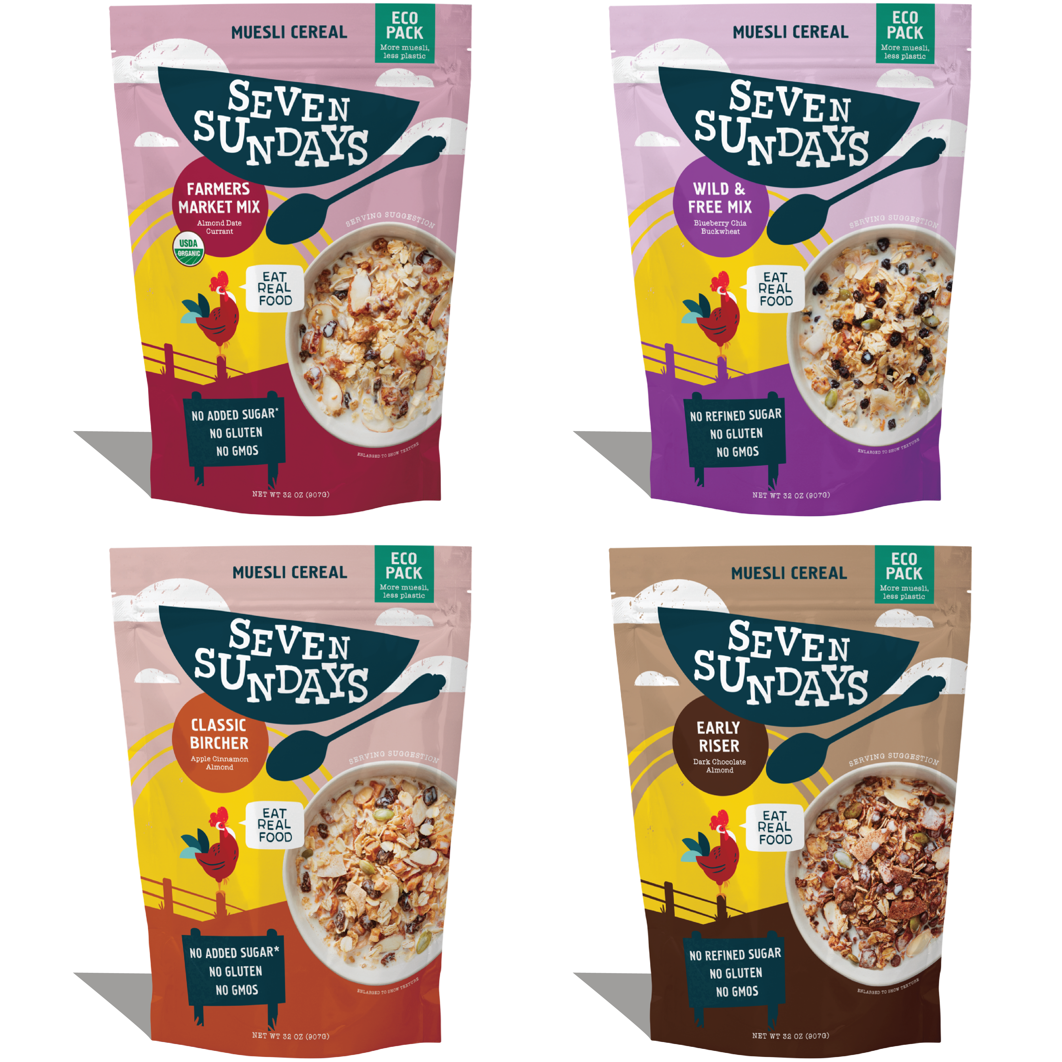 Muesli Variety Pack, 32oz