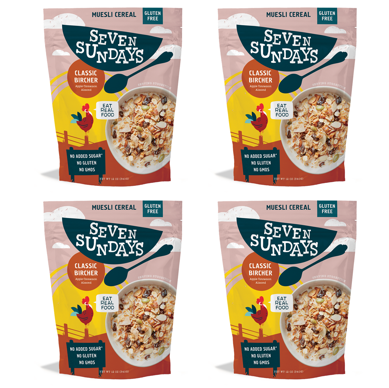 Classic Bircher Apple Cinnamon Muesli, 12oz