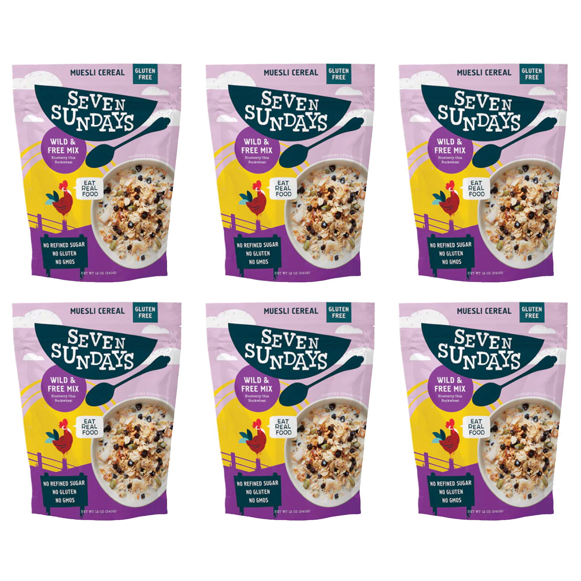 Wild &amp; Free Blueberry Chia Muesli, 12oz